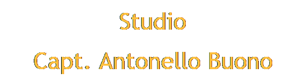 Casella di testo: Studio
Capt. Antonello Buono
